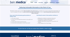 Desktop Screenshot of benmedica.com